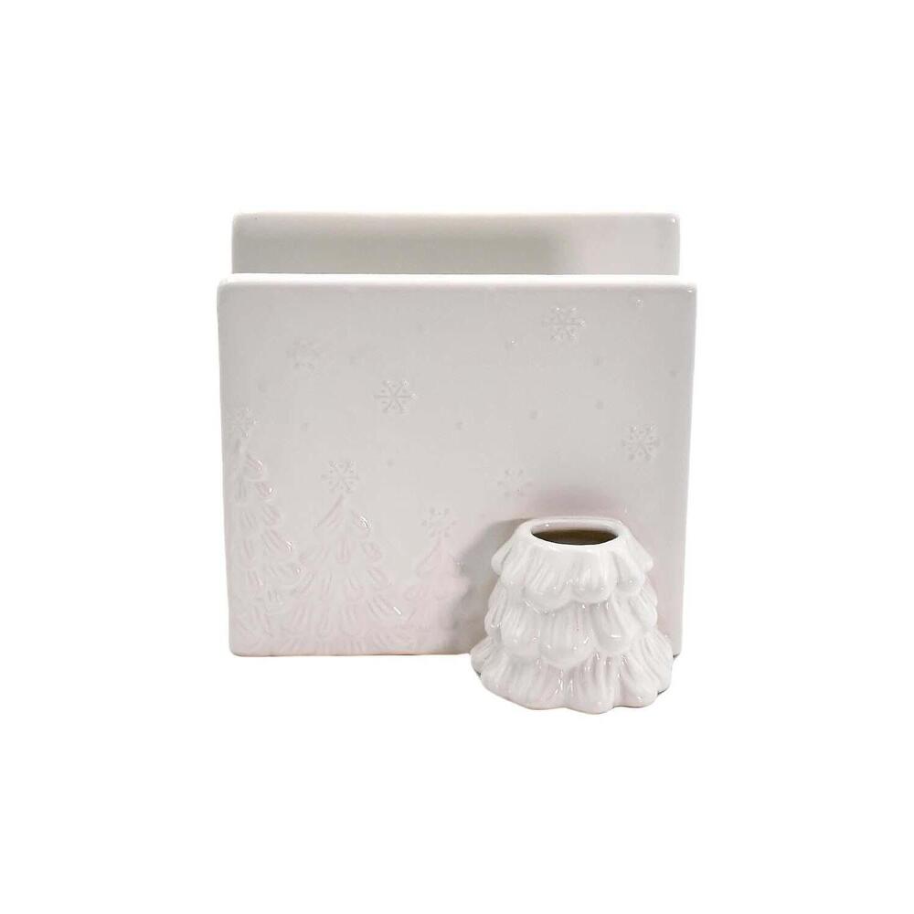 Temp-tations Seasonal Napkin and Toothpick Holder Frosty Forest